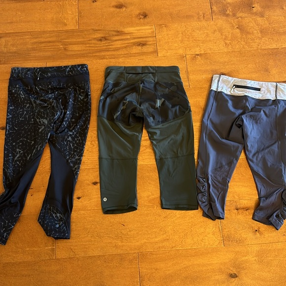 3 pair lululemon mid rise legging (bundle) - Picture 5 of 5